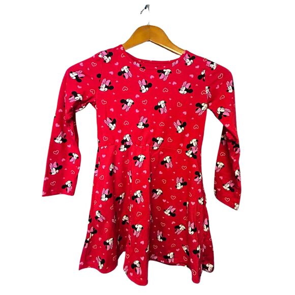 Disney Minnie Mouse Heart Dress, Girls Size 7/8 - Picture 2 of 6